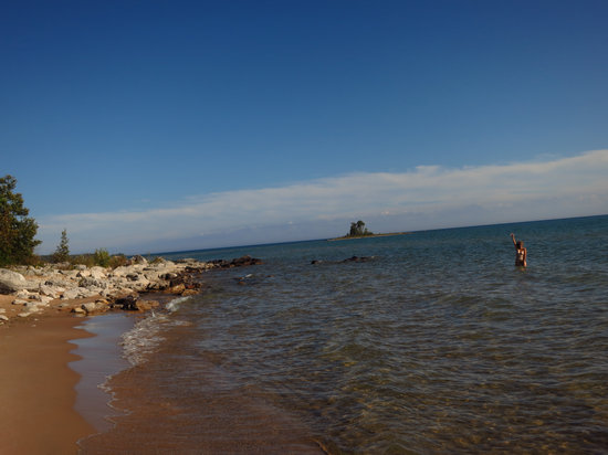 Wild Beach Skinny Dippin' on the North Shore of Lake Huron